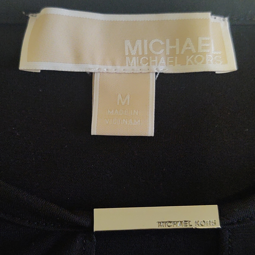 Michael Kors Women Dress Top Blouse | Medium | Black - Picture 9 of 9